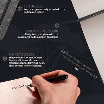 Dingbats* Wildlife Dotted Vegan Leather A5 Journal