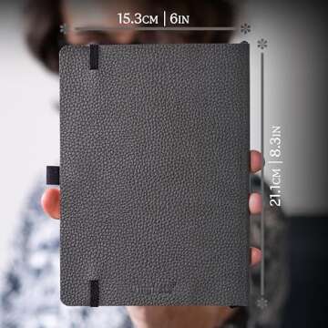 Dingbats* Wildlife Dotted Vegan Leather A5 Journal