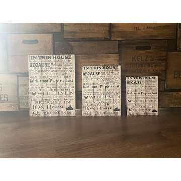 Disney Themed Wall Decor, Wedding or Were Going To Disney Gift, We Do Disney, In This House, Custom Canvas, Personalized With Family Name, First Trip, Memories, Quotes