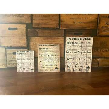 Disney Themed Wall Decor, Wedding or Were Going To Disney Gift, We Do Disney, In This House, Custom Canvas, Personalized With Family Name, First Trip, Memories, Quotes