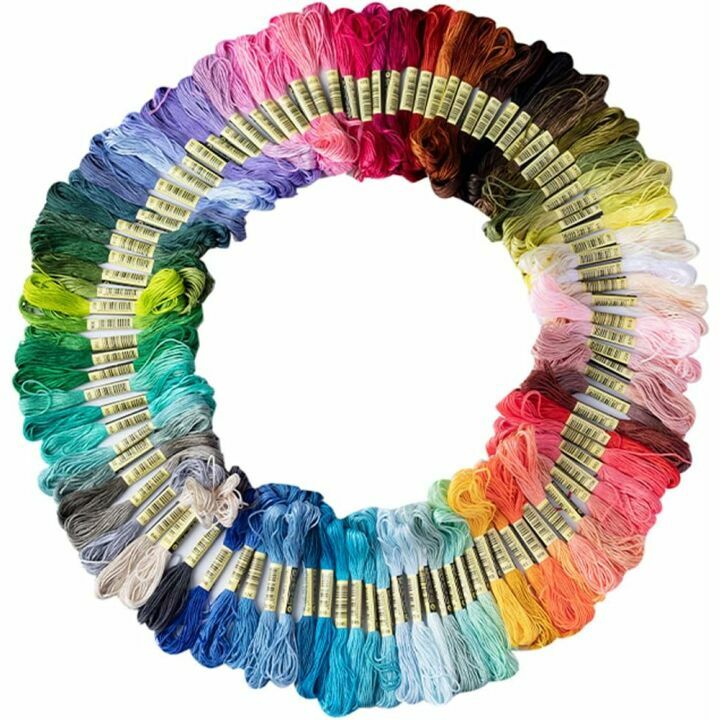 Rainbow Friendship Bracelet String - 50 Skeins