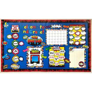 Teacher Created Resources Bulletin Board Roll in Royal Blue