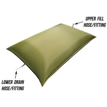 Water Storage Tank - Bladder - Bag - AQUATANK2 Stores Water For Your Emergency Water Supply - It Is a Light-Weight and Portable Water Container, Food-Grade Material, no BPAs (30 Gallon)
