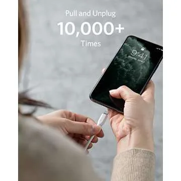 Anker PowerLine 6ft Lightning Cable, Fast Charging Sync