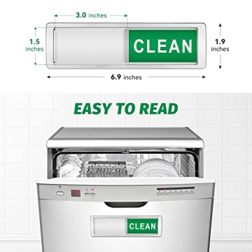 Dishwasher Magnet Clean Dirty Sign Strong Adhesive Options