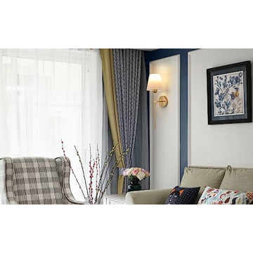 Elegant Battery-Operated Wall Sconces Lights with Remote