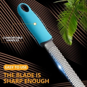 Expert Citrus Lemon Zester & Cheese Grater for Effortless Cooking