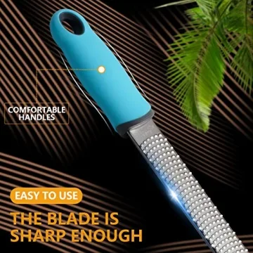 Expert Citrus Lemon Zester & Cheese Grater for Effortless Cooking