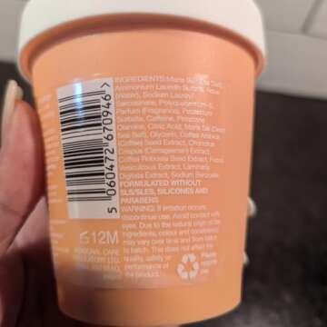 Umberto Giannini Grow Long Hair Growth Scrub Treatment - Vegan & Cruelty Free Grow Scrub Scalp Exfol...