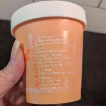 Umberto Giannini Grow Long Hair Growth Scrub Treatment - Vegan & Cruelty Free Grow Scrub Scalp Exfoliator with Caffeine-Gro Complex