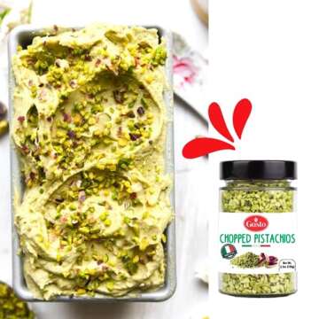 GUSTO ETNA Chopped Pistachios, 3.5 oz Pure Flavor