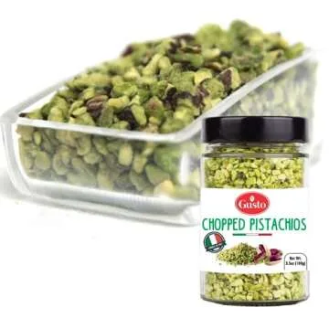 GUSTO ETNA Chopped Pistachios, 3.5 oz Pure Flavor