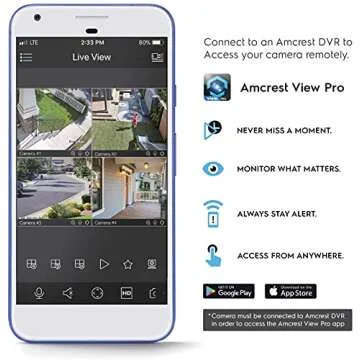 Amcrest 4K Bullet Security Camera with Night Vision