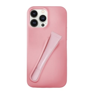 Premium Silky Silicone Lip Gloss Phone Case for iPhone 15 Pro