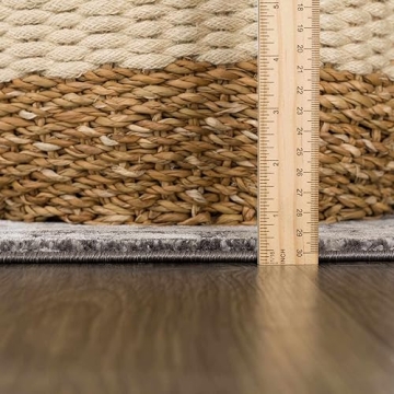 Hauteloom Vintage Damask Area Rug for Cozy Home Spaces