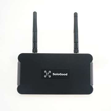 SoloGood FPV Monitor 4.3inch with DVR 5.8Ghz 40CH 800 x 480 IPS Drone Receiver Monitor Built in Battery for FPV Drone RC Cars