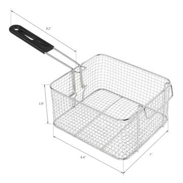 ROVSUN 22.8QT Electric Deep Fryer with Baskets and Lids