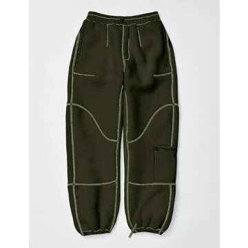 Yeokou Womens Sherpa Fleece Lined Sweatpants Joggers Winter Warm Outdoor Lounge Pants Multi Pockets ...