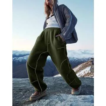 Yeokou Winter Fleece Lined Joggers - Style & Comfort