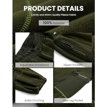 Yeokou Winter Fleece Lined Joggers - Style & Comfort