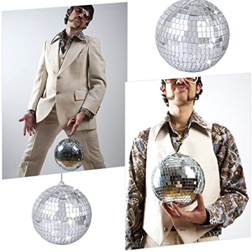 8 Mirror Disco Balls for Parties and Home Decorations