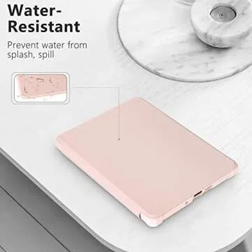 COO Case for 6.8" Kindle Paperwhite (11th Generation 2021 Release), PU Leather Slim Smart Cover for Kindle Paperwhite & Kindle Paperwhite Signature Edition with Auto Sleep/Wake (Pink)