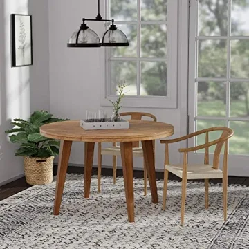 Stone & Beam Ash Wood Wishbone Chair Natural Finish