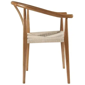 Stone & Beam Ash Wood Wishbone Chair Natural Finish
