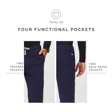 FIGS Pisco Men's Scrub Pants - Unmatched Comfort & Style