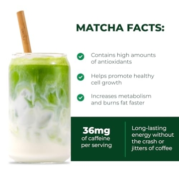 Tenzo Organic Matcha Green Tea Powder for On-the-Go Energy
