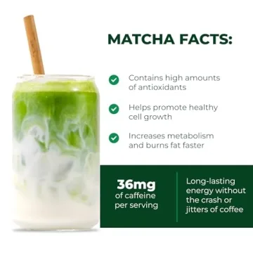 Tenzo Organic Matcha Green Tea Powder for On-the-Go Energy