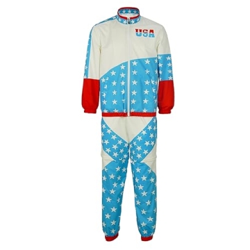 GQIZLPWF Retro 80s Windbreaker Suit for Trendy Style!