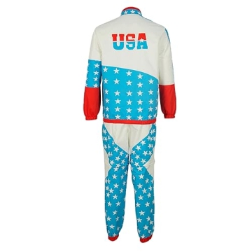 GQIZLPWF Retro 80s Windbreaker Suit for Trendy Style!