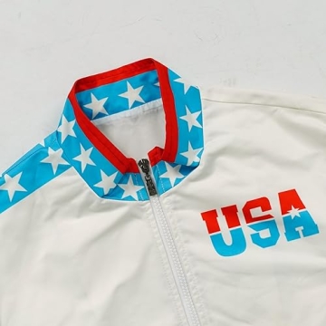 GQIZLPWF Retro 80s Windbreaker Suit for Trendy Style!