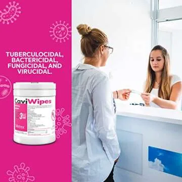 Metrex CaviWipes 160 Count Disinfecting Wipes for Home & Healthcare