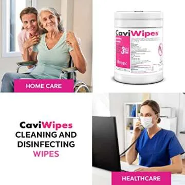 Metrex CaviWipes 160 Count Disinfecting Wipes for Home & Healthcare