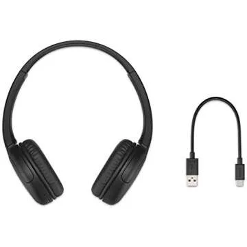 Sony Wireless Headphones WH-CH510: Wireless Bluetooth On-Ear Headset with Mic for Phone-Call, Black