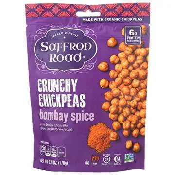 Bombay Spice Crunchy Chickpea Snack - Vegan, Gluten-Free
