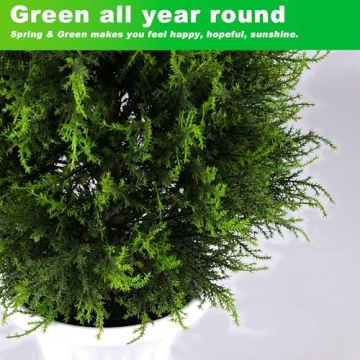 Realistic HONHDONZJP Artificial Cedar Trees for Decor