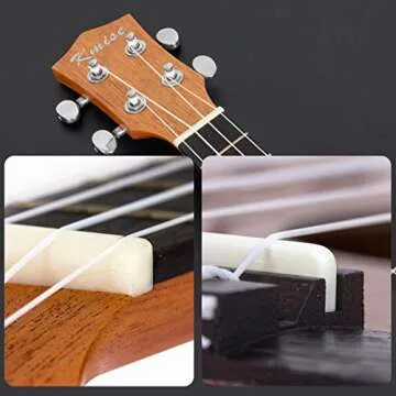 Kmise 23 Inch Concert Ukulele with Bag and Tuner