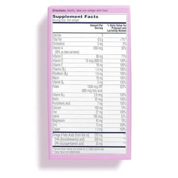 ONE A DAY Prenatal Multivitamin for Pregnancy Health Support