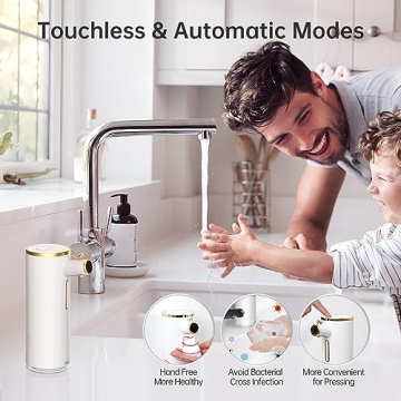 VOVGUU Touchless Soap Dispenser - Adjustable Foam & Rechargeable