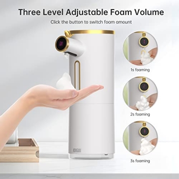 VOVGUU Touchless Soap Dispenser - Adjustable Foam & Rechargeable