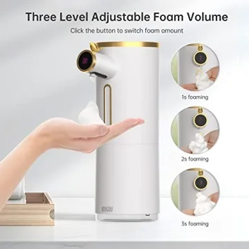 VOVGUU Touchless Soap Dispenser - Adjustable Foam & Rechargeable