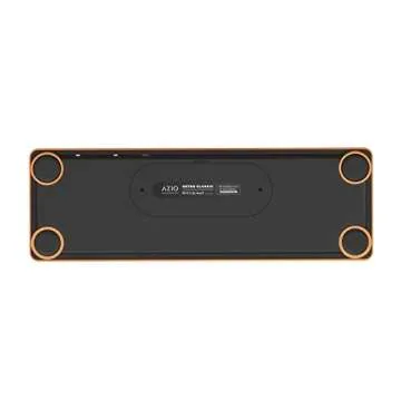 Azio Retro Classic Bluetooth 5.0 (Artisan) - Wireless/USB Wired Vintage Backlit Leather Mechanical Keyboard for PC/Mac (MK-RETRO-L-03B-US)