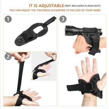 ORCATORCH Hands-Free Diving Flashlight Holder for Scuba Diving