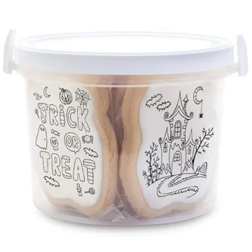 Halloween Cookie Decorating Kit with Edible Markers for Kids