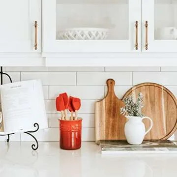 Asidrama 10 Pack 5 Inch(128mm) Champagne Bronze Kitchen Cabinet Handles,Brushed Brass Cabinet Pulls Kitchen Cabinet Hardware for Cupboard Gold Drawer Pulls