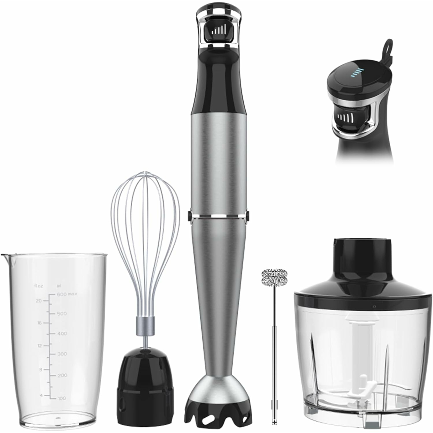 Versatile 1100W Handheld Immersion Blender