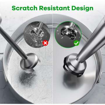 Versatile 1100W Handheld Immersion Blender